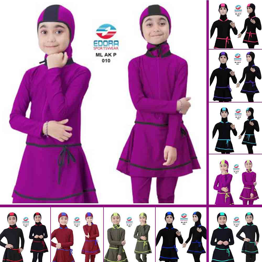 Baju Renang Anak Perempuan Muslimah Usia TK dengan jilbab Baju Renang Anak Perempuan Muslimah Usia TK dengan jilbab