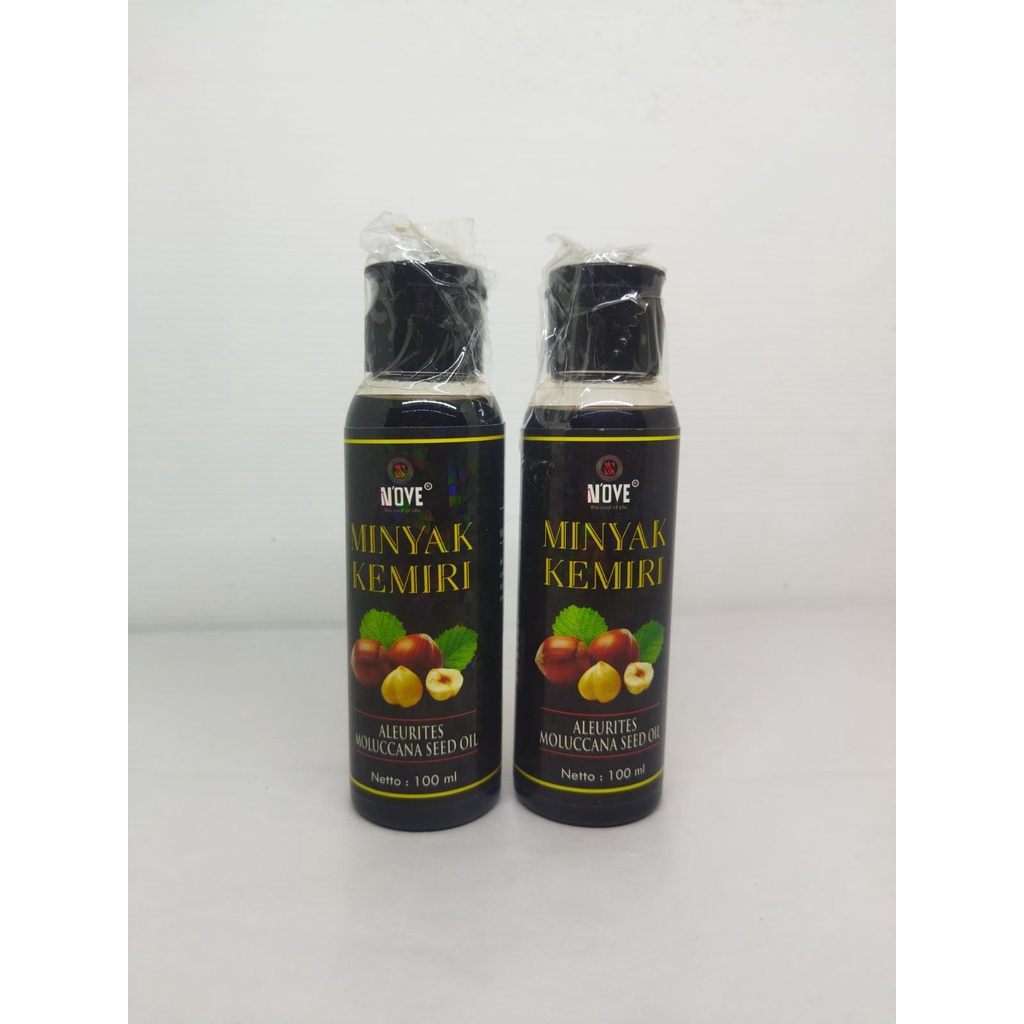 NOVE Minyak Kemiri Original Menghitamkan Rambut 100ml BPOM Aleurites Moluccana Seed Oil