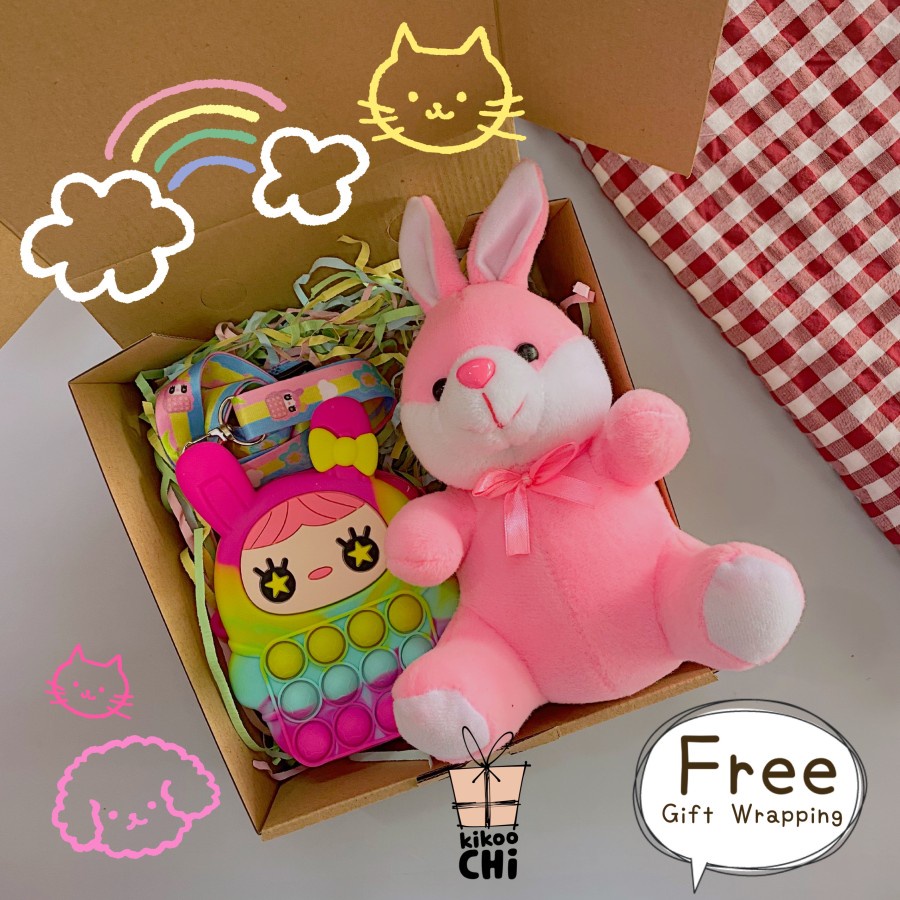 

Kikoochi Hima - Hadiah Kado Ulang Tahun Anak Mainan Pop It Tas Anak