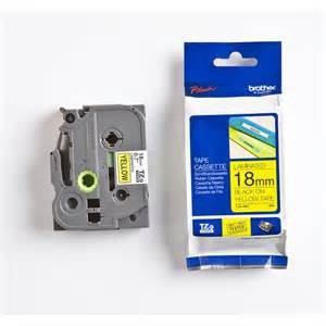 

TZe 641 Label BROTHER 18mm Black on Yellow