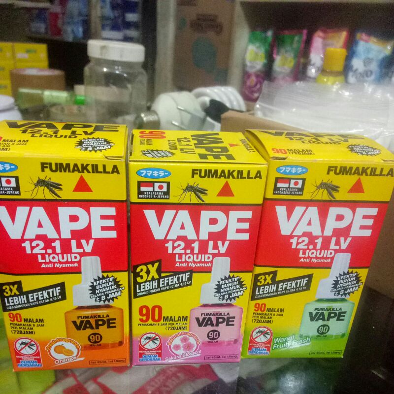 Vape liquid 90malam fumakilla /obat nyamuk /anti nyamuk