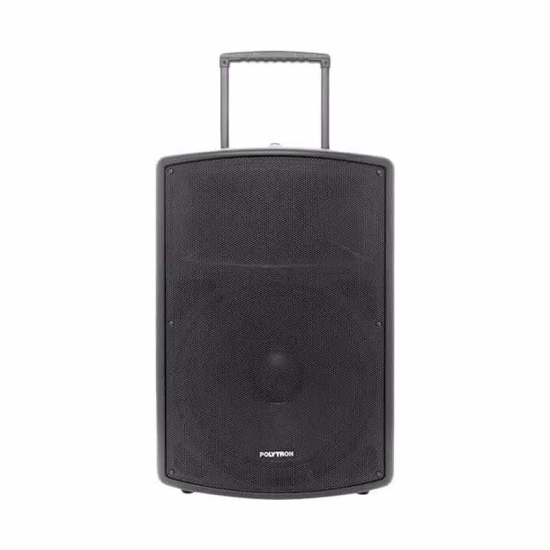 PROFESSIONAL ACTIVE SPEAKER AKTIF POLYTRON PORTABLE TROLLEY PAS PRO 12F3 BLUETOOTH USB FM RADIO GARA