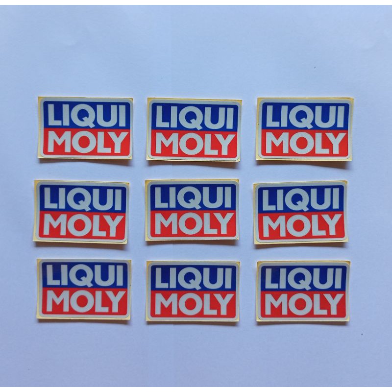 Sticker Stiker Motor Cutting Reflective LIQUI MOLY