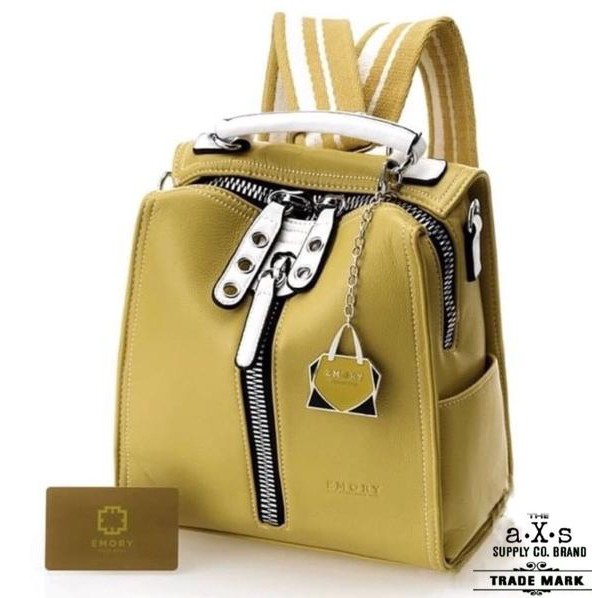 {(PROMO)} RANSEL EMORY MURAH/RANSEL WANITA/TAS FASHION/EMORY/TAS LOKAL/RANSEL WANITA/BACKPACK KULIT/