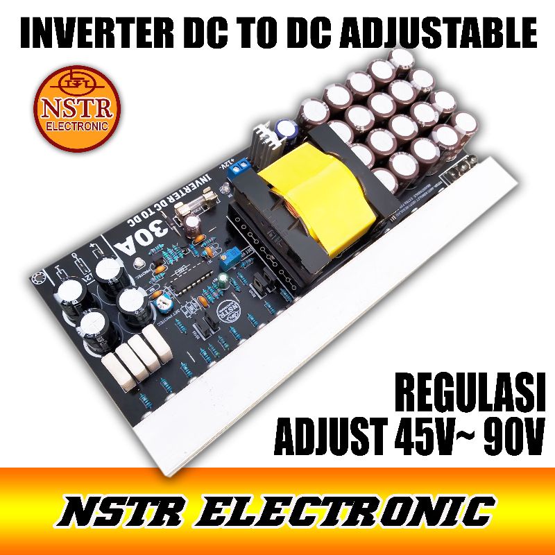 inverter DC to dc 30A regulasi adjustable