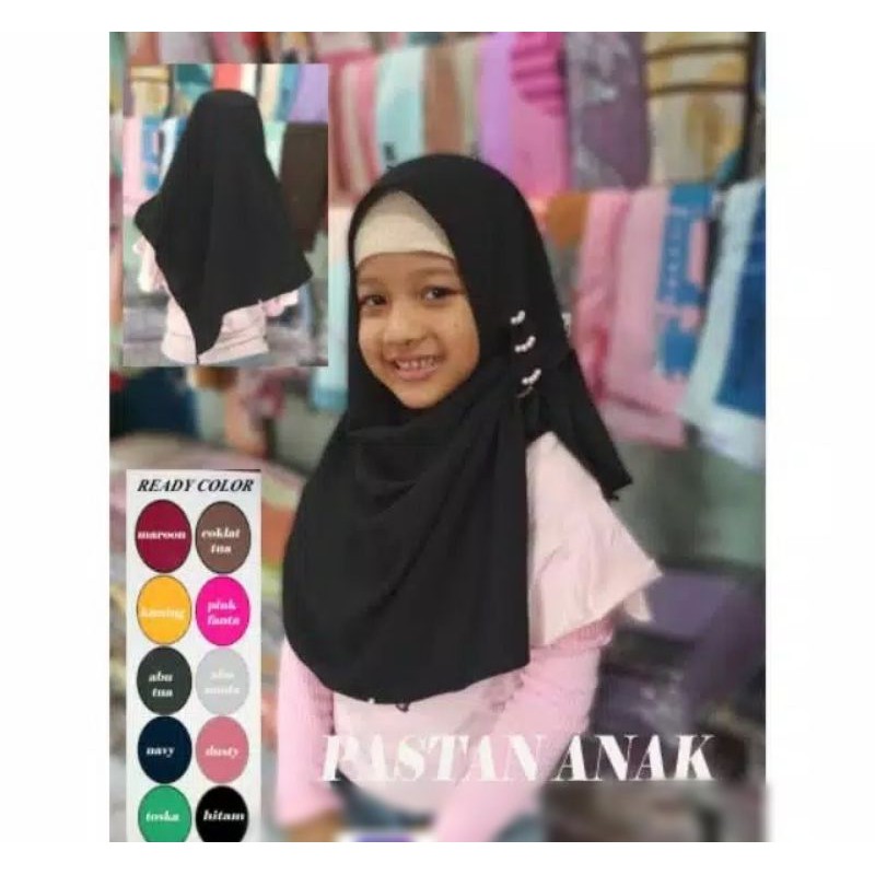 PASHMINA INSTAN ANAK. PASHTAN ANAK