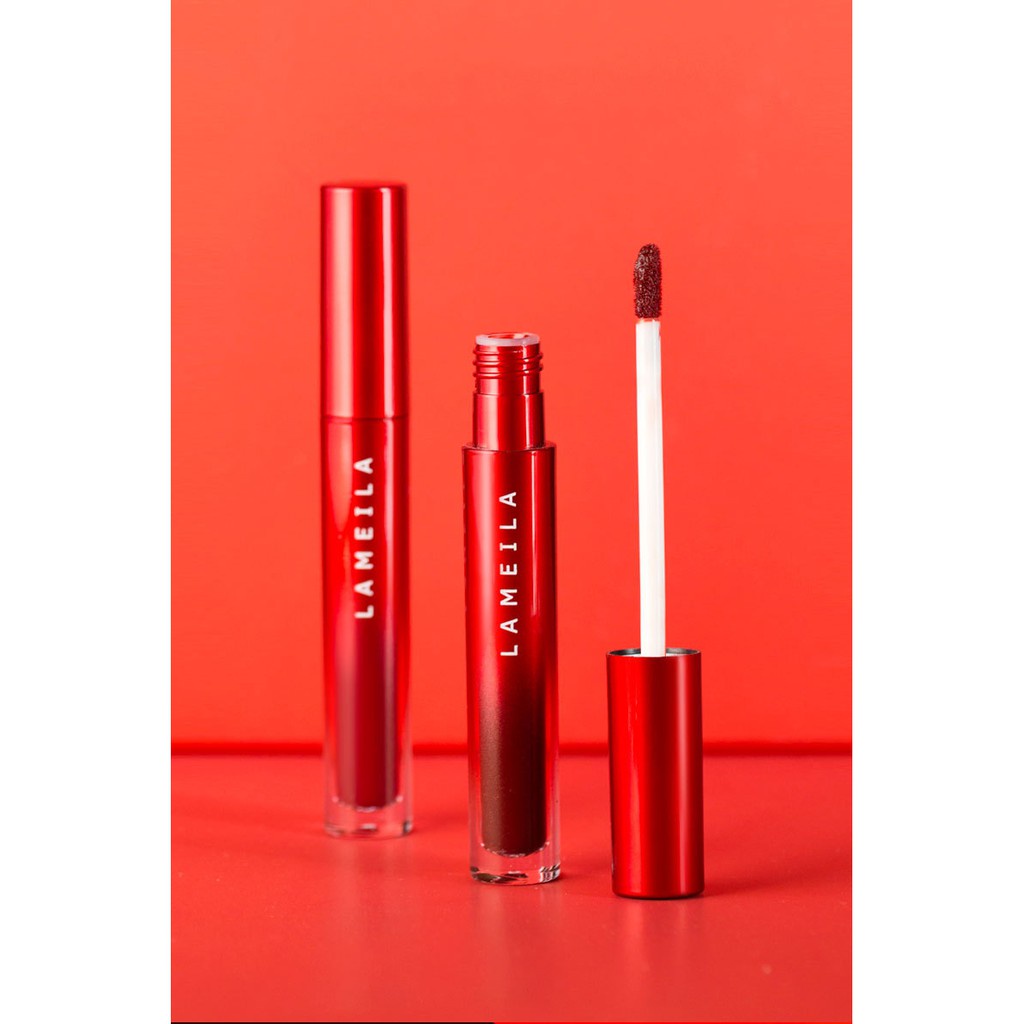 LAMEILA Lip Cream JUST RED Edition LIMITED Rumah Cantik 354 LM-2026 / LM2026 / LM 2026 Lipcream Import Berkualitas Murah