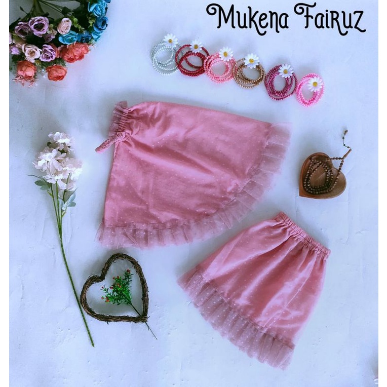 MUKENA FAIRUZ NEWBORN/BAYI/ANAK/KOSTUM PHOTOSHOOT/PROPERTI FOTO (READYSTOK)