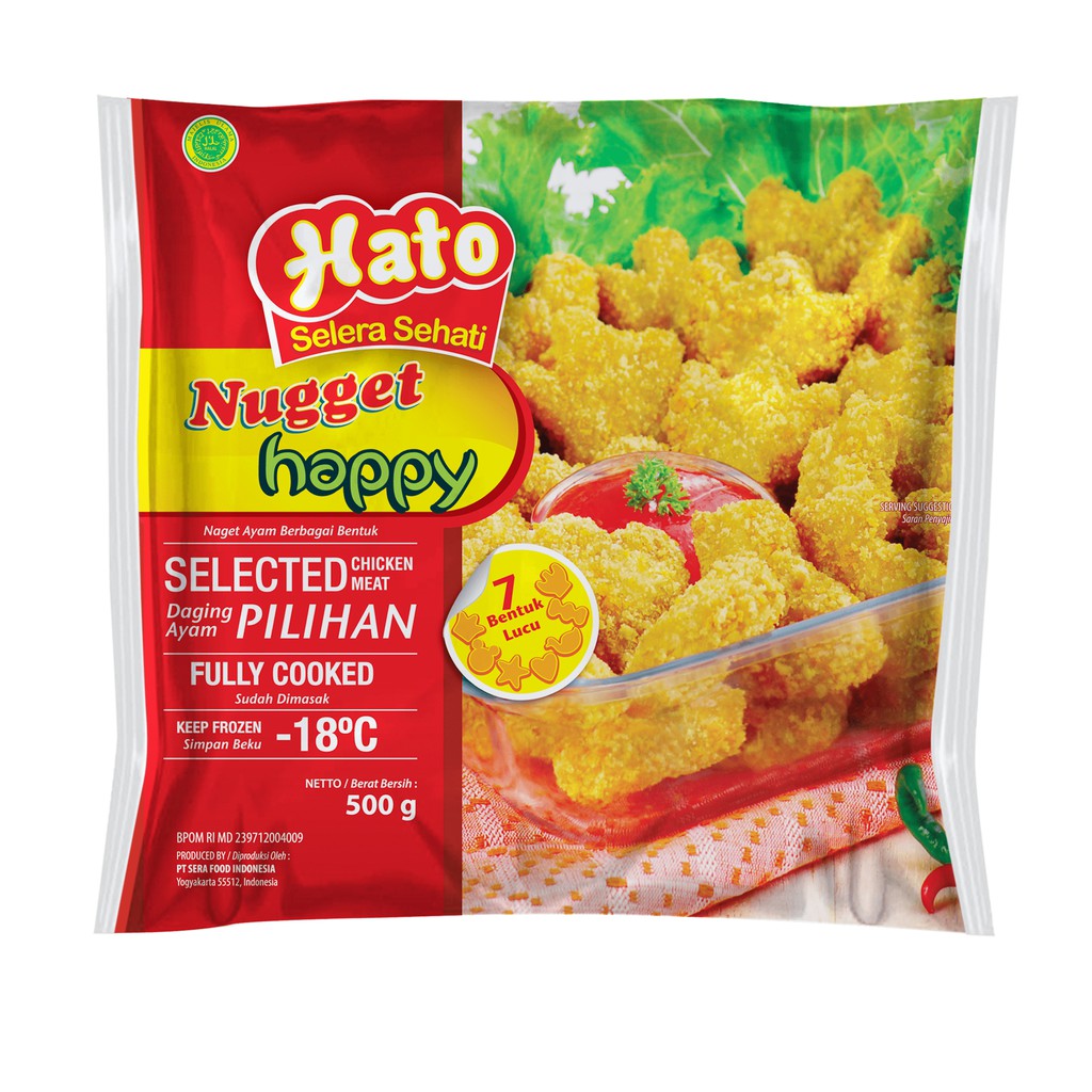 Promo Harga Hato Nugget Happy 500 gr - Shopee