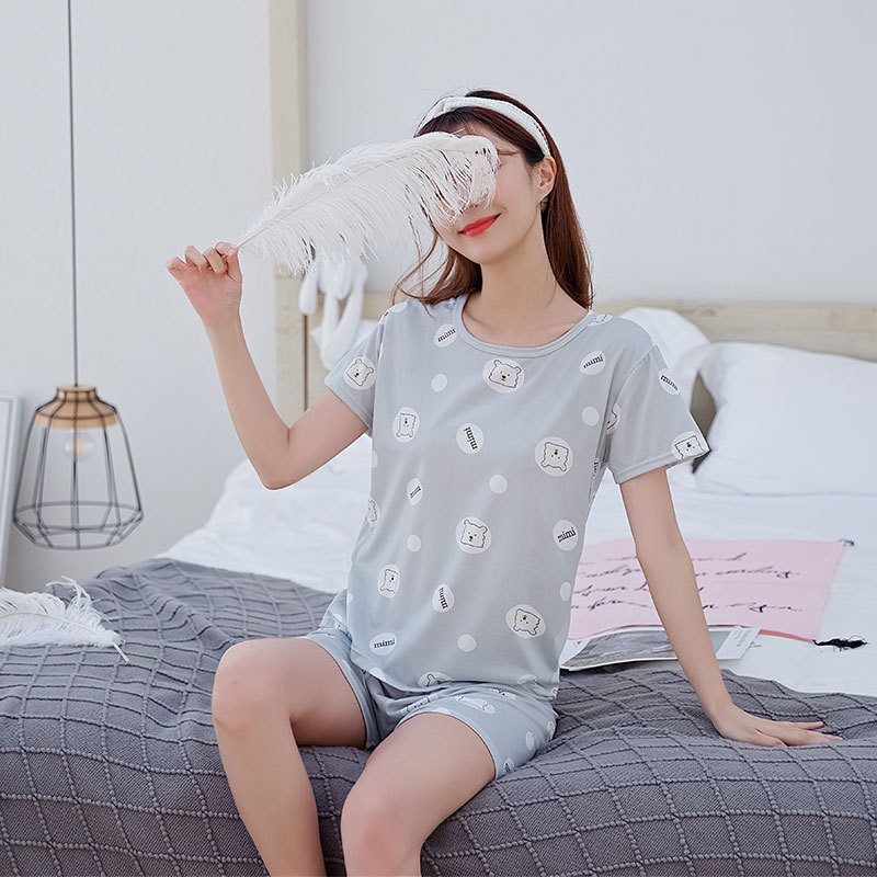 SALE Baju tidur / baju santai / piyama wanita bahan import murah cocok kado BTB018