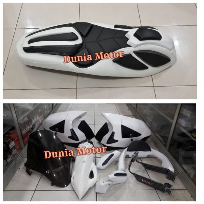 Paket Pcx lokal Side box samping - Sandaran Jok MBTECH PCX 150 Lokal