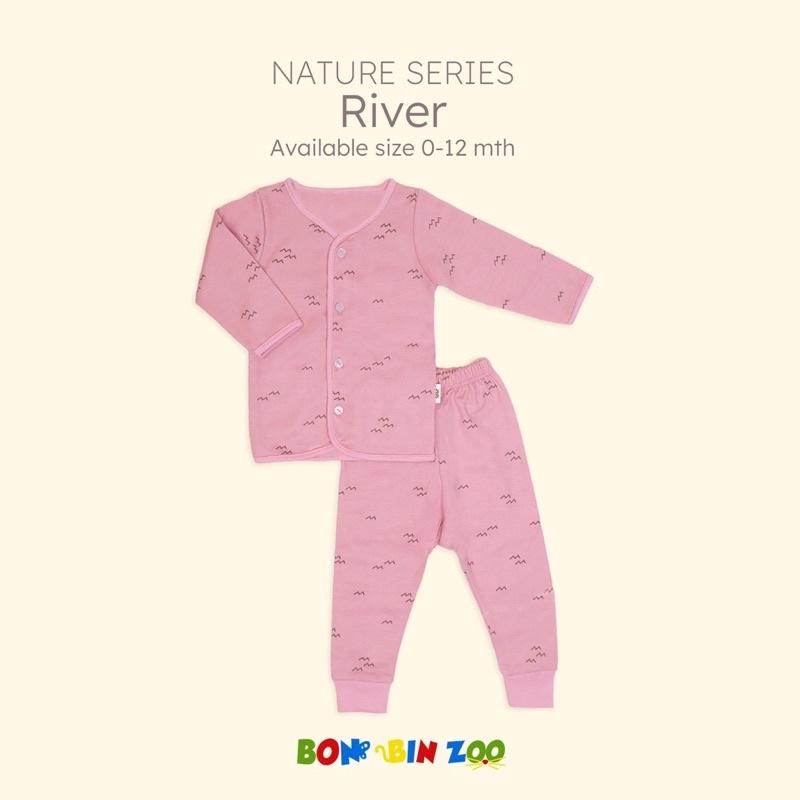 Bonbinzoo NATURE SERIES Setelan Baju Panjang Celana Panjang 0 Bulan - 3 Tahun / 0M - 3Y Baju Bayi Newborn Piyama Baby Nature Series