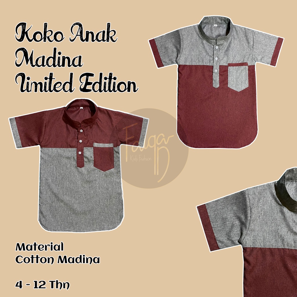 Koko Anak Premium Madina Best Quality