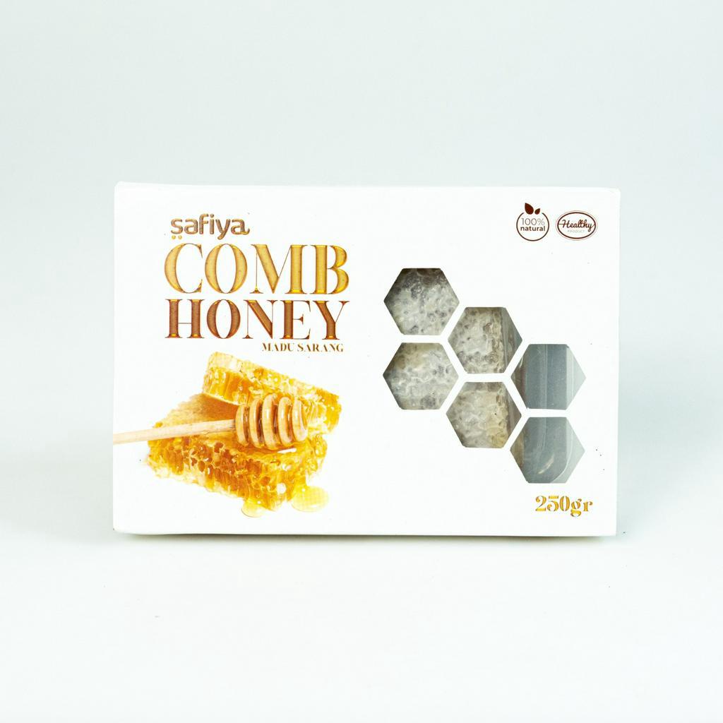 Madu Sarang Asli 250 gr Raw Honey Comb Authentic Safiya Food