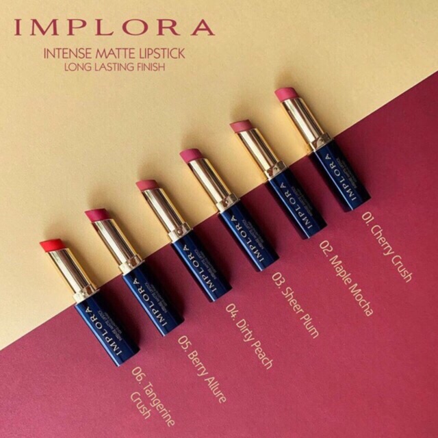 Implora Lipstick Intense Matte
