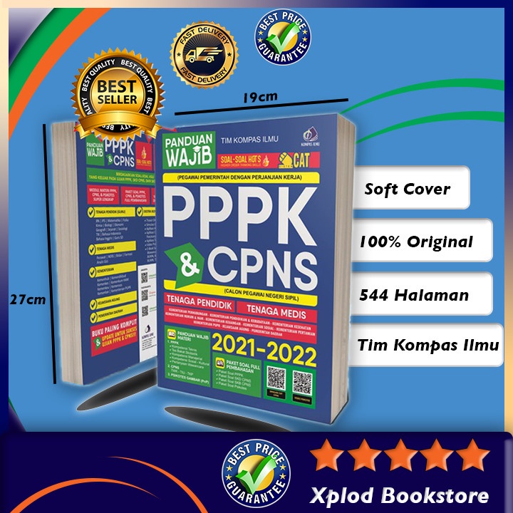 BUKU PANDUAN WAJIB PPPK CPNS 2021-2022 SOAL SOAL TES PPPK CPNS TERBARU TIM KOMPAS ILMU TERUPDATE