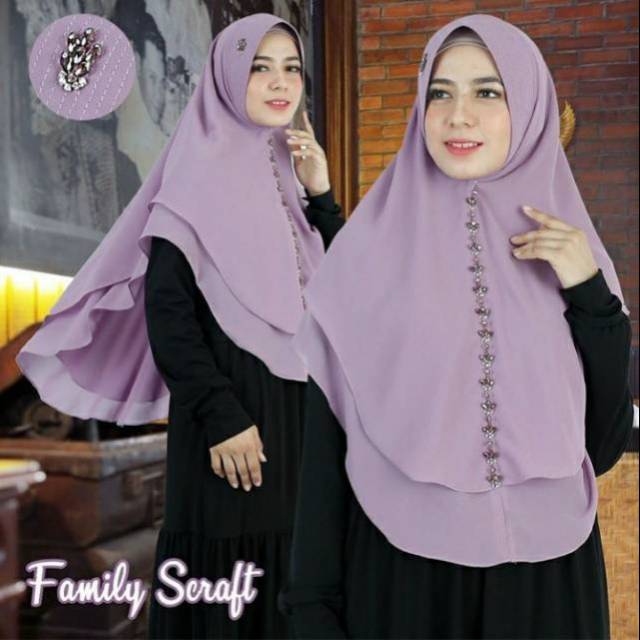 Khimar oval mini payet
