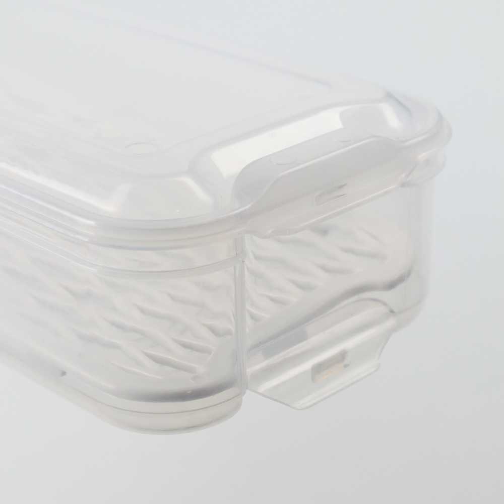 Kotak Kontainer Makanan Kulkas Storage Box Drain Hole