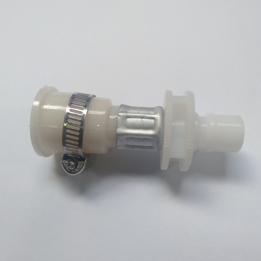 Kepala Sambungan Selang Kran Air Mesin Cuci Inlet Otomatis Konektor Karet Klem Slang Clamp Connector Water In Let Washing Machine Automatic