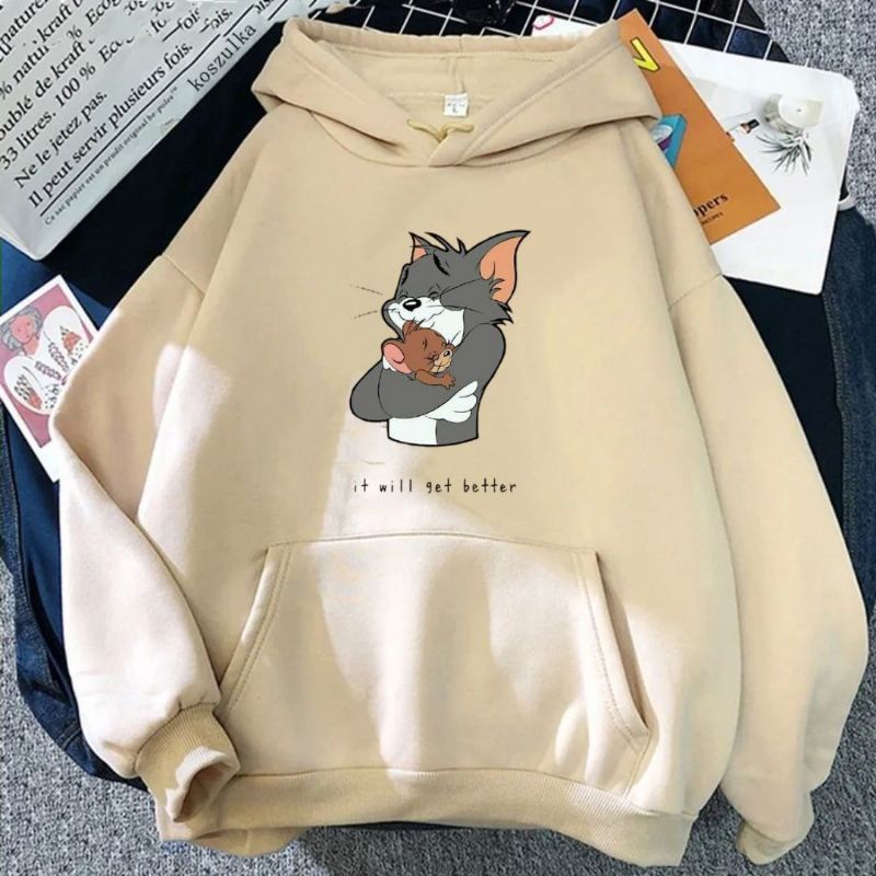 sweatshirt Cewek tom m n jerry series