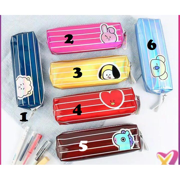 

TEMPAT PENSIL HOLOGRAM BT21