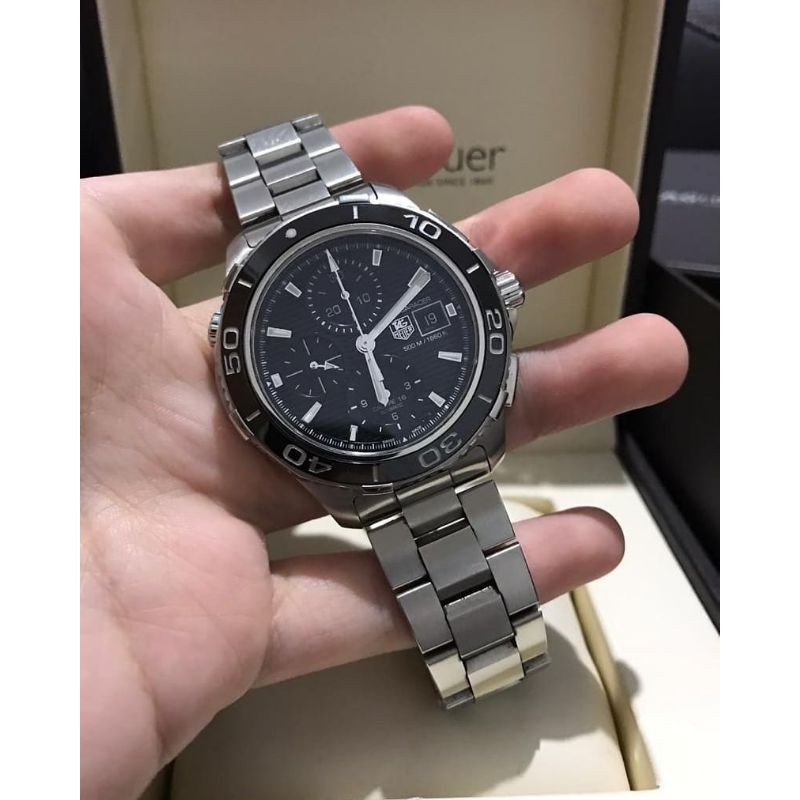 tag heuer aquaracer cal 16 ceramic bezel original