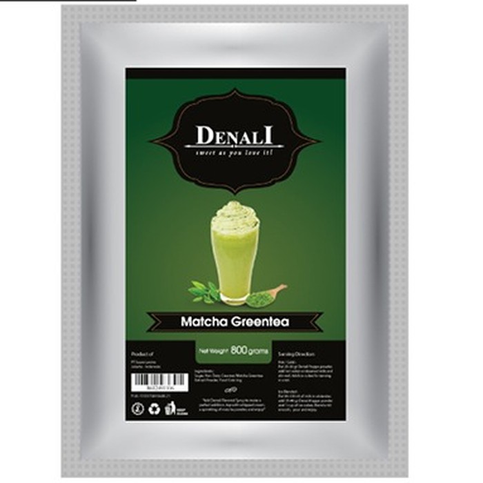 

Denali matcha greentea powder 800 gram - tth1613