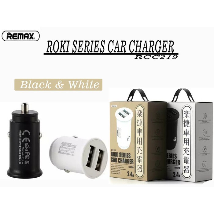 Trend-CAR CHARGER REMAX Roki Series 2 USB 2.4A Car Charger RCC219 RCC 219