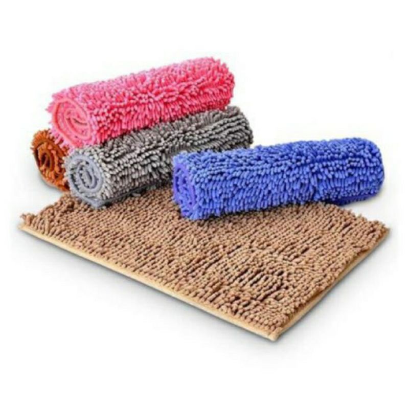 Keset Cendol Micrifiber ukuran besar 40 X 60 cm Kesetan Lap Kaki Dapur Toilet