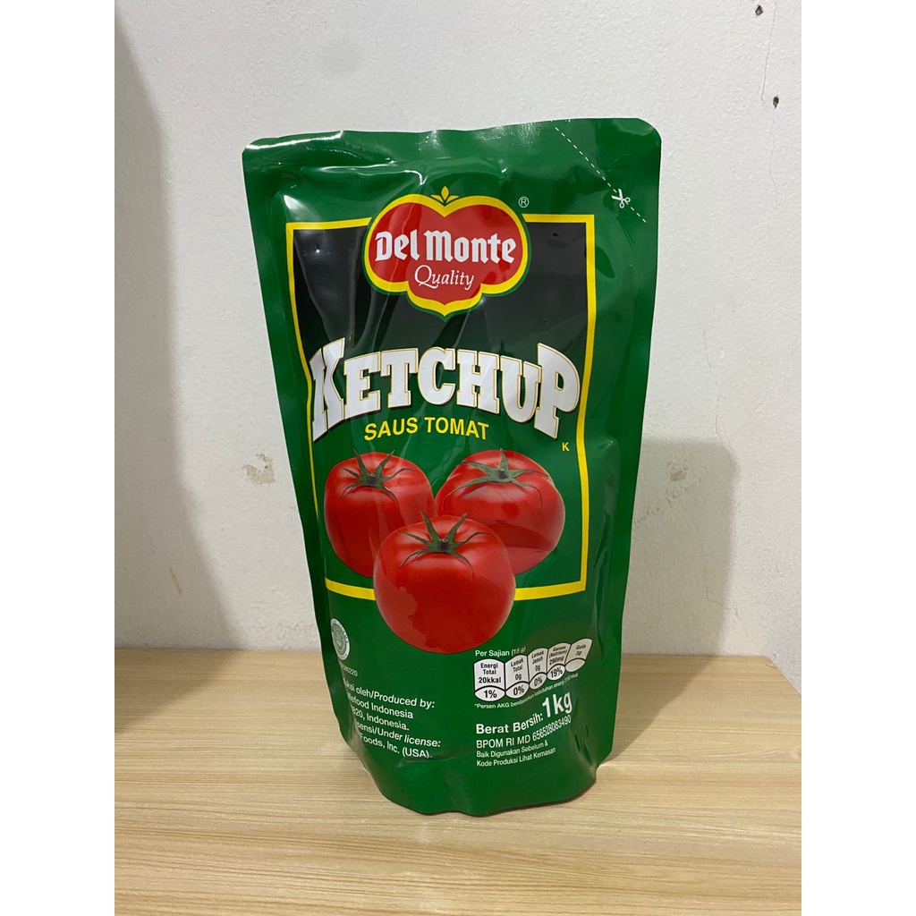 Delmonte Saos Saus SAMBAL (Chili Sauce) / TOMAT 1 kg REFILL