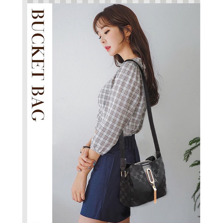 TASHAPPY EL 5358 tas SELEMPANG Bucket Stylish Elegant wanita import model korea supplier tas import LT2067 CR7795