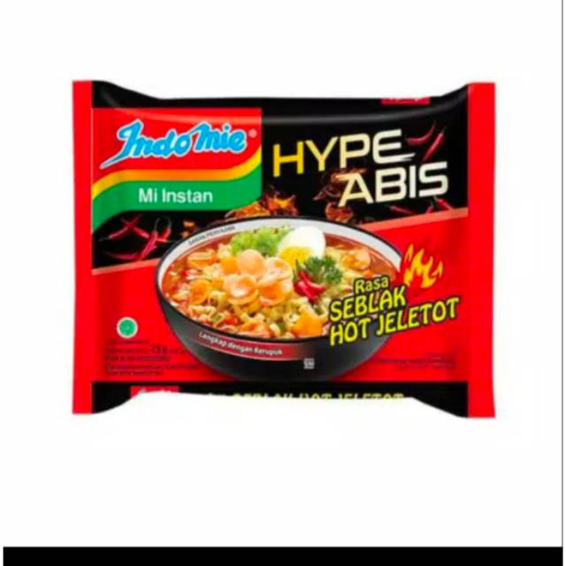 

INDOMIE RASA SEBLAK JELETOT HYPE ABIS HOT JELETOT Indomie kuah rasa seblak hot jeletot