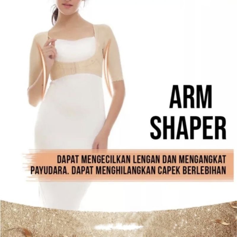 SLIMMING CALORIE OFF ARM SHAPER VOLCANIC HOT STONE TOURMALINE KORSET PELANGSING PENGECIL LENGAN