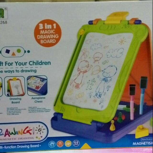 

3in1 magic drawing board