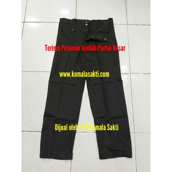 Celana PDH Satpam Coklat Security|Celana Formal|Kaos Satpam Coklat|Topi Jaring Satpam|Rompi Satpam|Sabuk Satpam|Kopel Satpam