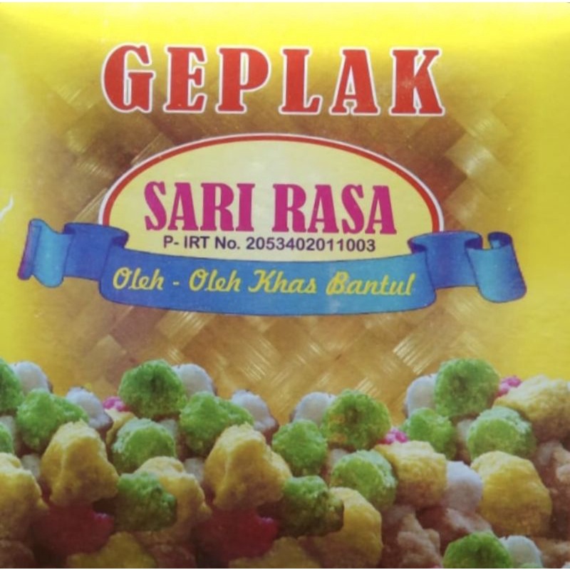 Jual Geplak Bantul Asli Oleh Oleh Jogja SarirasaOlehOleh Kemasan 500gr Shopee Indonesia