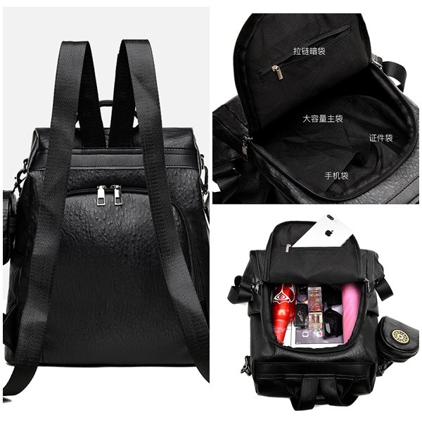 Tas Ransel 2in1 Wanita Tas Punggung Fashion CR7453 BQ3077 JT1065 EL6122