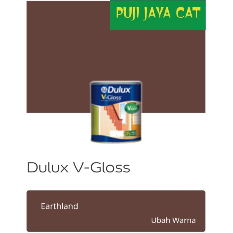 Dulux V-Gloss Earthland 46637 Cat Besi dan Kayu 1KG
