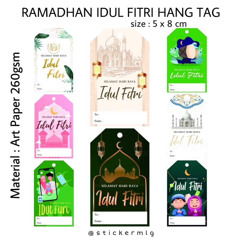 

HANG TAG IDUL FITRI RAMADHAN LEBARAN EID 04