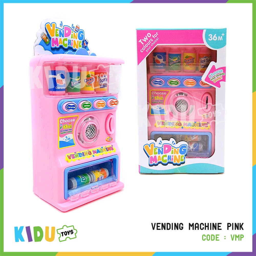 Mainan Anak Mesin Minum Otomatis / Vending Machine Kidu Toys