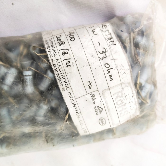 resistor 33ohm 3w , 33 ohm 3 watt original