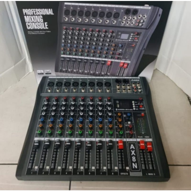 Mixer Audio 8 Channel Alesis AX8N Bluetooth USB Effect Vocal