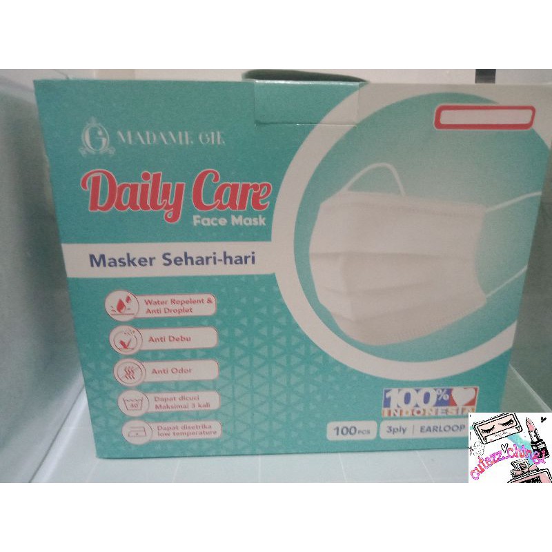 ☃Cutezz_Ching1☃Madame Gie Daily Care Face Mask (1 box)