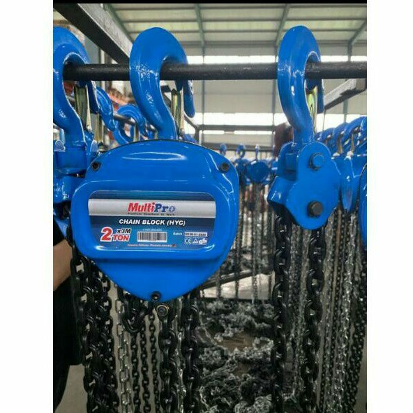 multipro katrol 2ton 3m takel chain block hyc 2 ton 3 meter