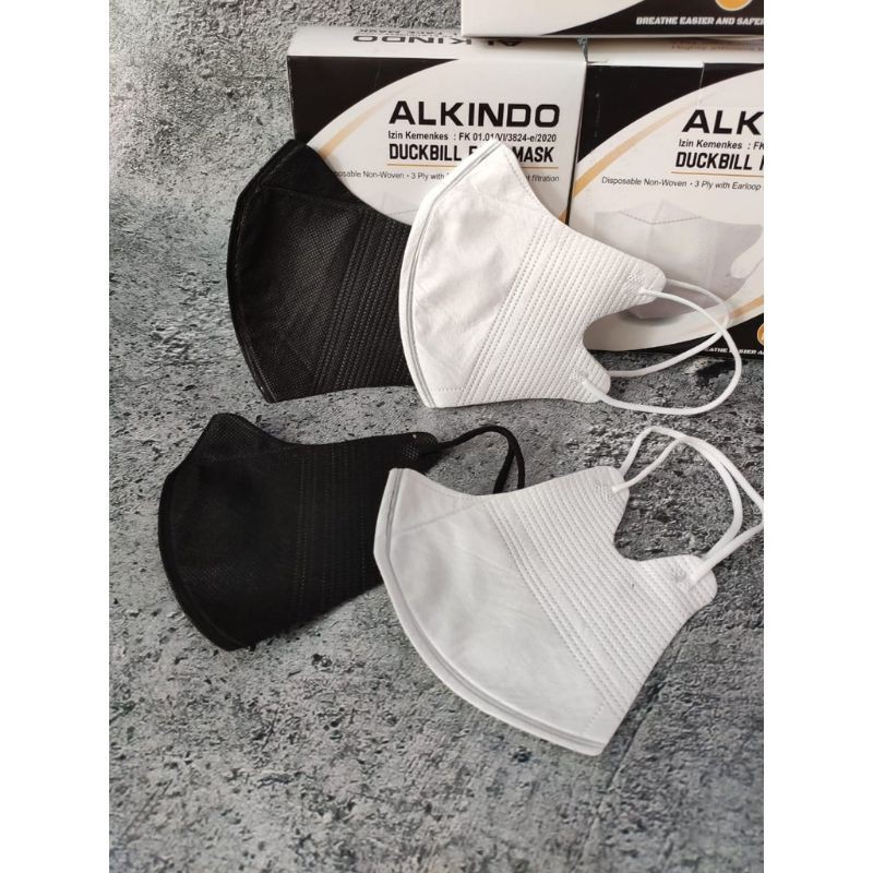 1PCS MASKER DUCKBILL GARIS MIRIP SENSI