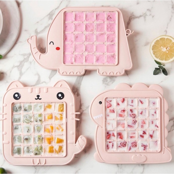 

Cetakan Es Batu Jelly Coklat Puding Model Hewan Imut 25 Grid SK3112