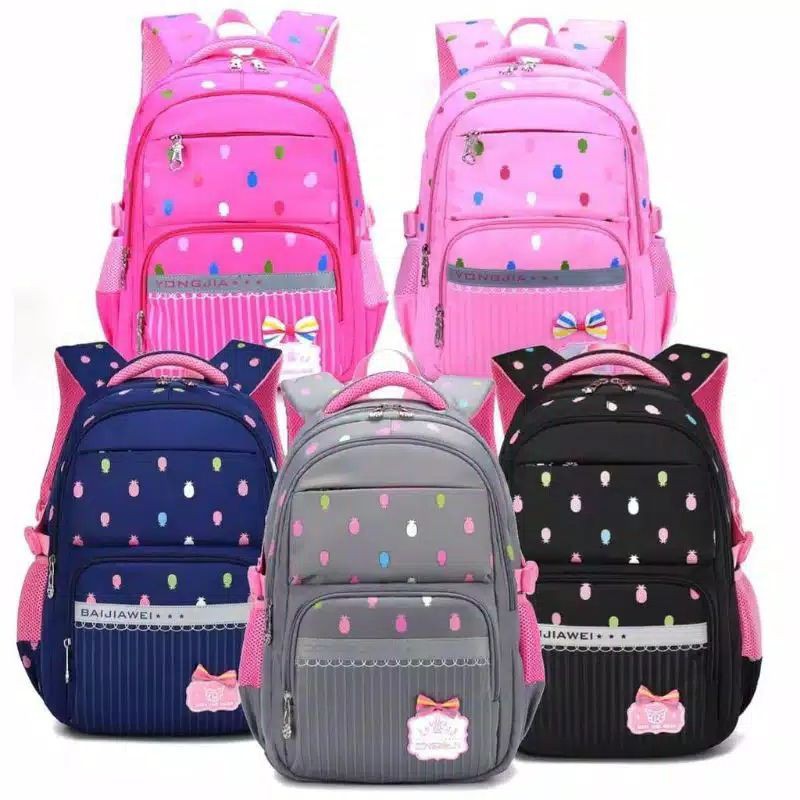 RAJA( COD ) Ransel Backpack Nanas 》 Fashion Anak Muda 3in1