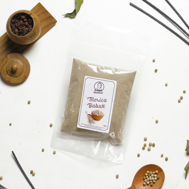 

100gr Merica / Lada Putih Bubuk / Ground White Pepper / Rempah / JSR 100% PREMIUM QUALITY