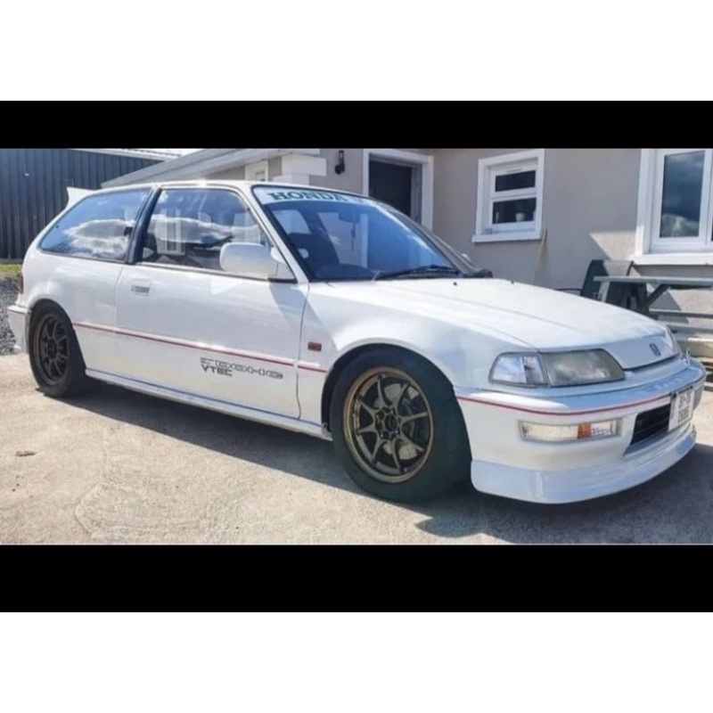 Lips bemper civic Nouva tahun 90-91Js Racing depan dan belakang