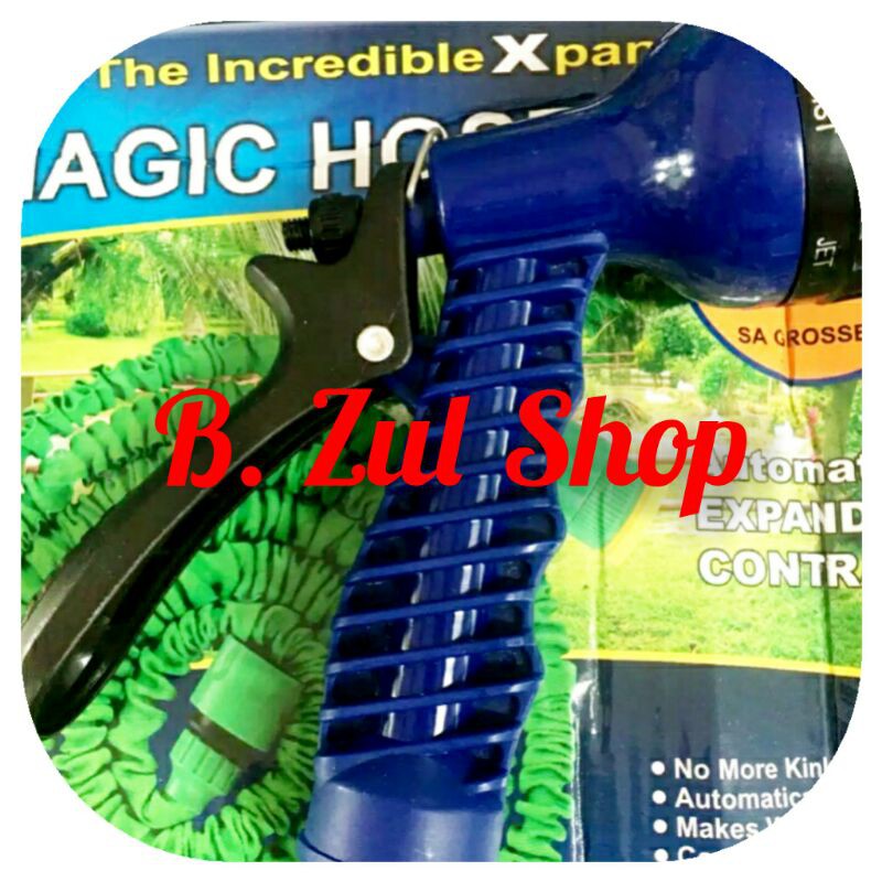 Selang Ajaib 15M/ 50Ft (Magic House) + Water Nozzle Jet